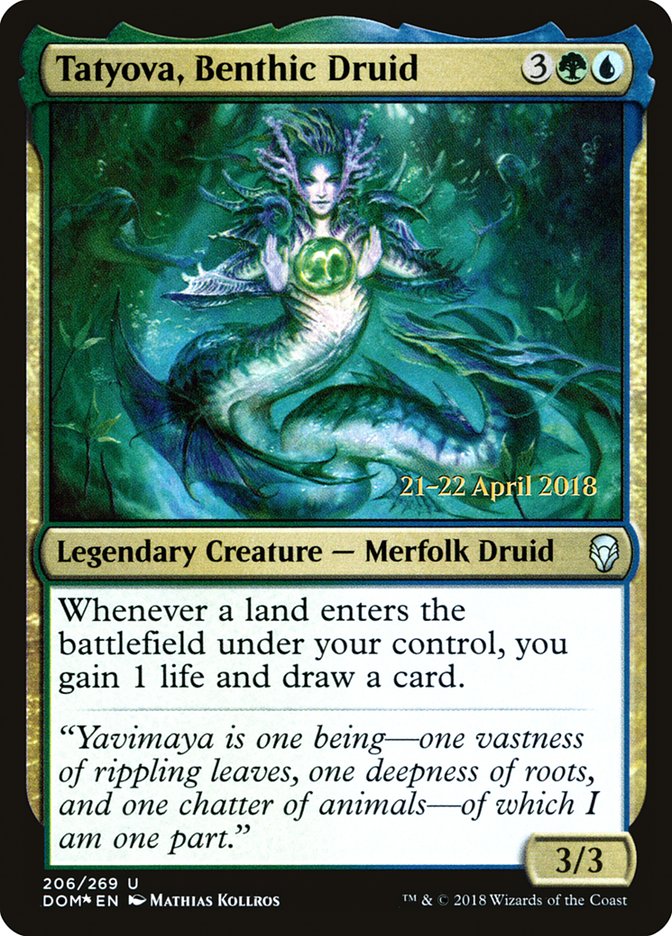 Tatyova, Benthic Druid  [Dominaria Prerelease Promos] | D20 Games