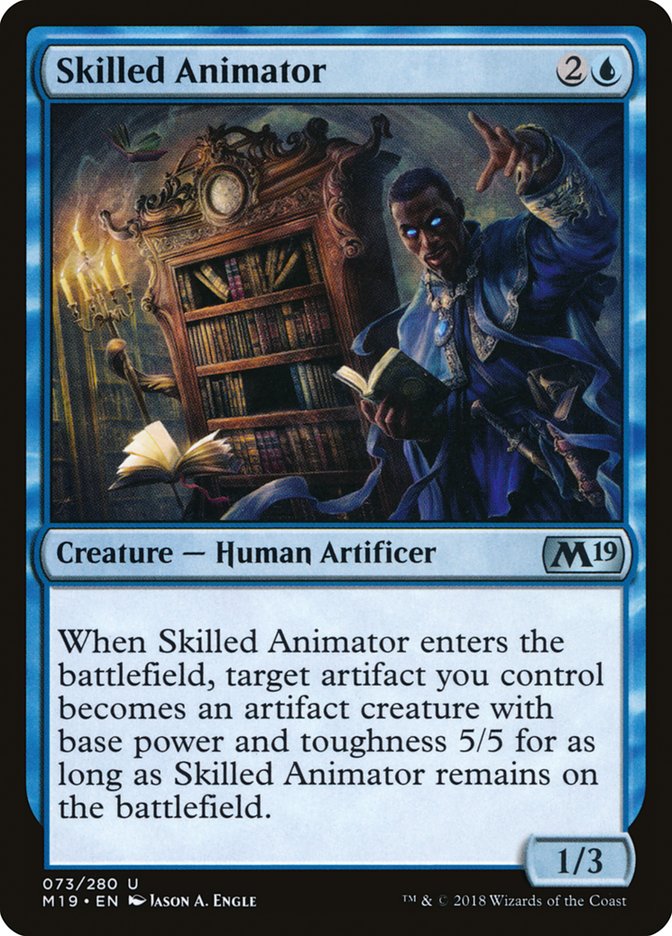 Skilled Animator [Core Set 2019] | D20 Games