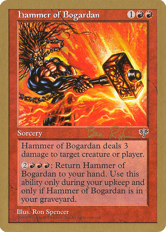 Hammer of Bogardan (Ben Rubin) [World Championship Decks 1998] | D20 Games