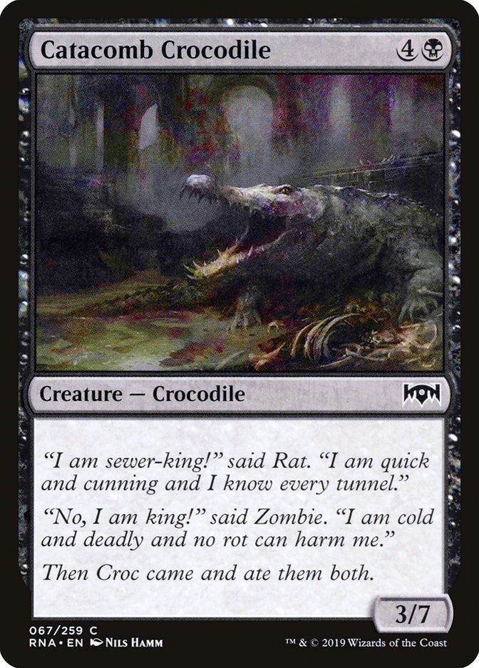 Catacomb Crocodile [Ravnica Allegiance] | D20 Games