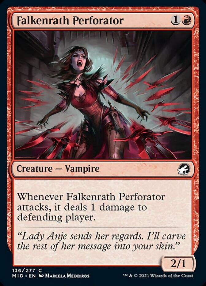 Falkenrath Perforator [Innistrad: Midnight Hunt] | D20 Games