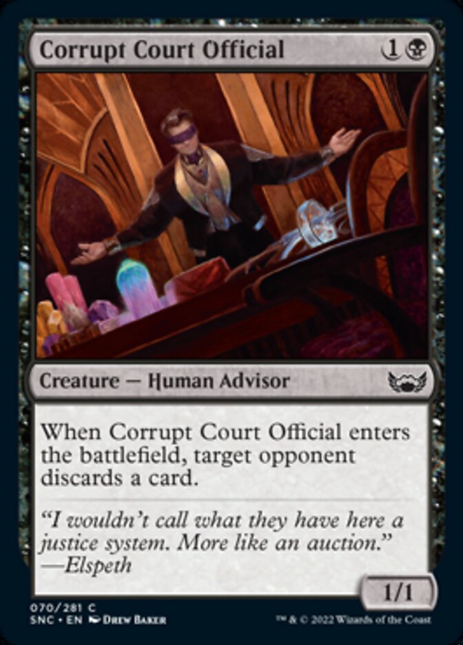 Corrupt Court Official [Streets of New Capenna] | D20 Games