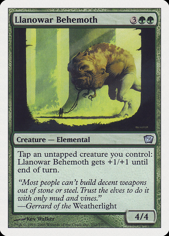 Llanowar Behemoth [Ninth Edition] | D20 Games