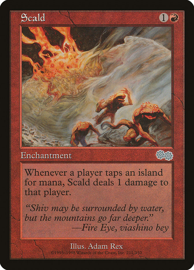 Scald [Urza's Saga] | D20 Games