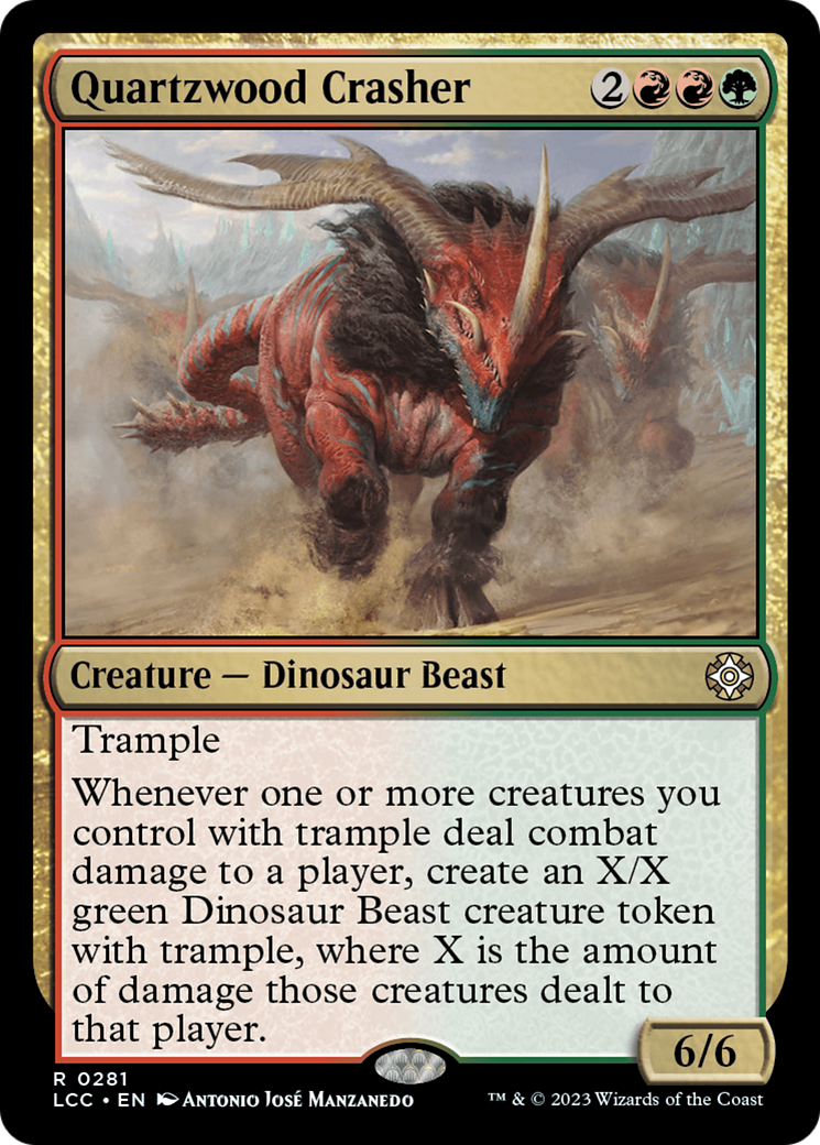 Quartzwood Crasher [The Lost Caverns of Ixalan Commander] | D20 Games