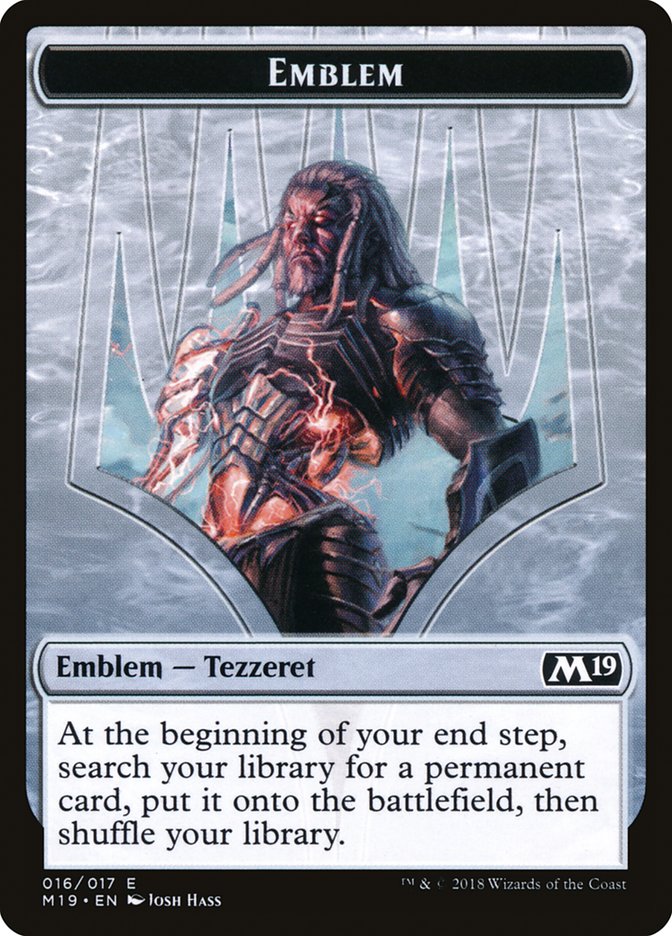 Tezzeret, Artifice Master Emblem [Core Set 2019 Tokens] | D20 Games