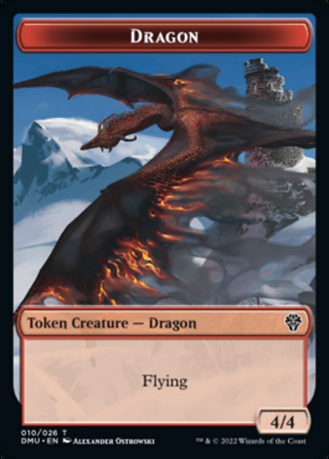 Dragon Token [Dominaria United Tokens] | D20 Games