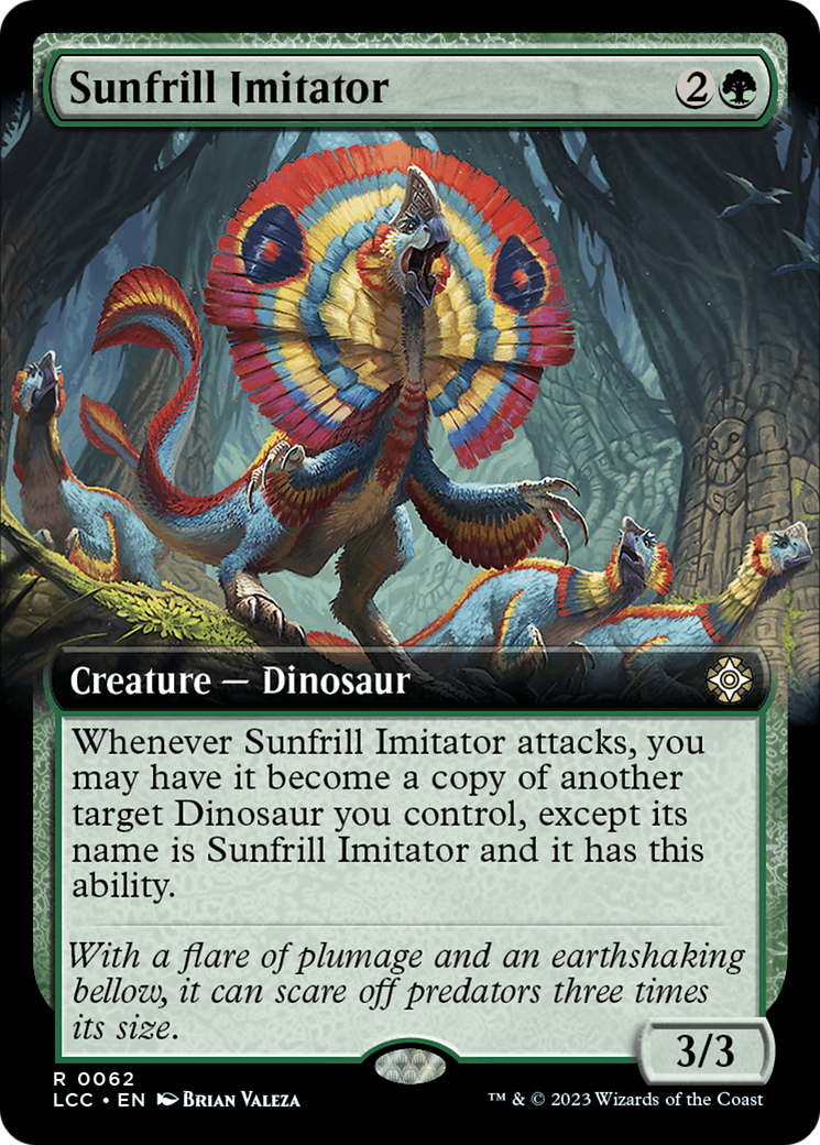 Sunfrill Imitator (Extended Art) [The Lost Caverns of Ixalan Commander] | D20 Games