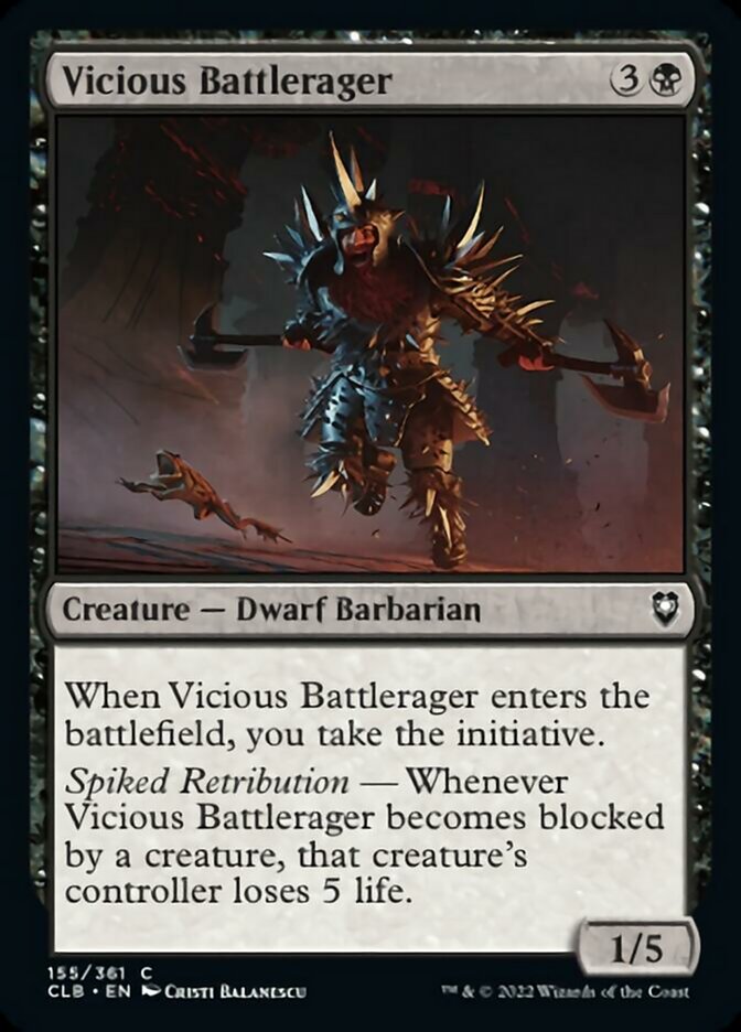 Vicious Battlerager [Commander Legends: Battle for Baldur's Gate] | D20 Games