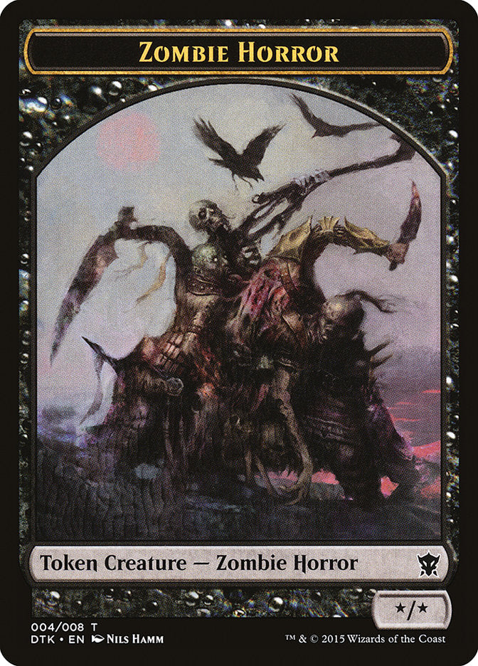Zombie Horror [Dragons of Tarkir Tokens] | D20 Games