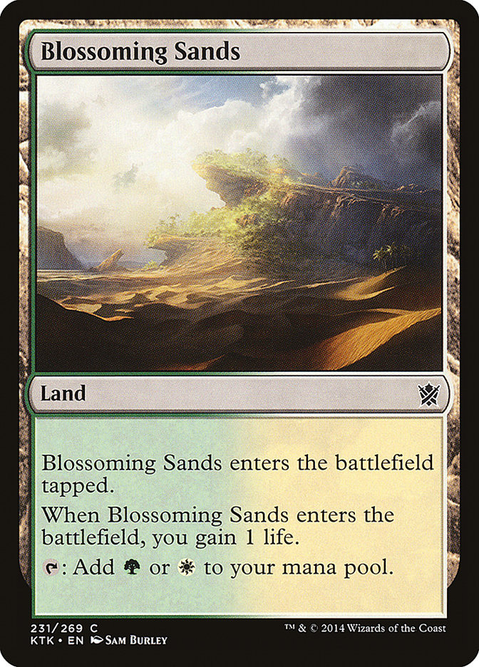 Blossoming Sands [Khans of Tarkir] | D20 Games