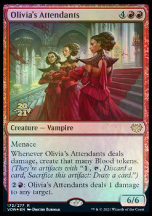 Olivia's Attendants [Innistrad: Crimson Vow Prerelease Promos] | D20 Games