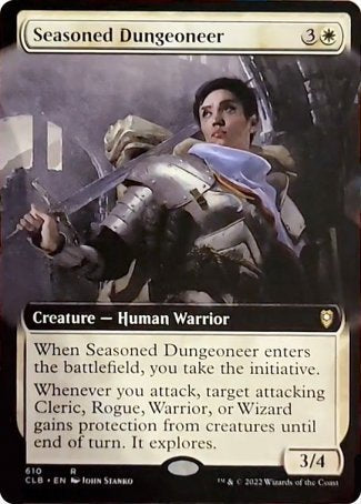 Seasoned Dungeoneer (Extended Art) [Commander Legends: Battle for Baldur's Gate] | D20 Games