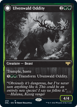 Ulvenwald Oddity // Ulvenwald Behemoth [Innistrad: Double Feature] | D20 Games