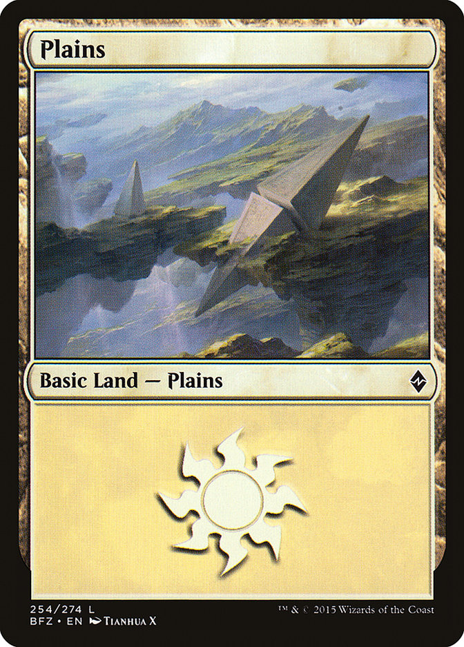 Plains (254a) [Battle for Zendikar] | D20 Games