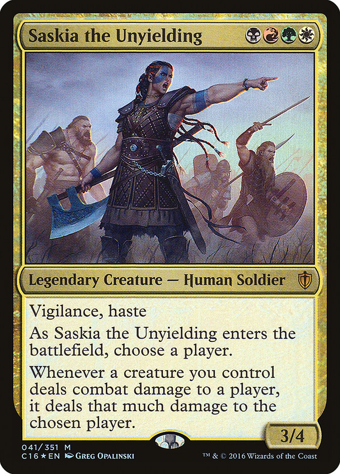 Saskia the Unyielding [Commander 2016] | D20 Games