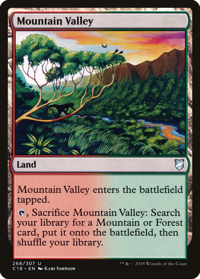 Mountain Valley [Commander 2018] | D20 Games