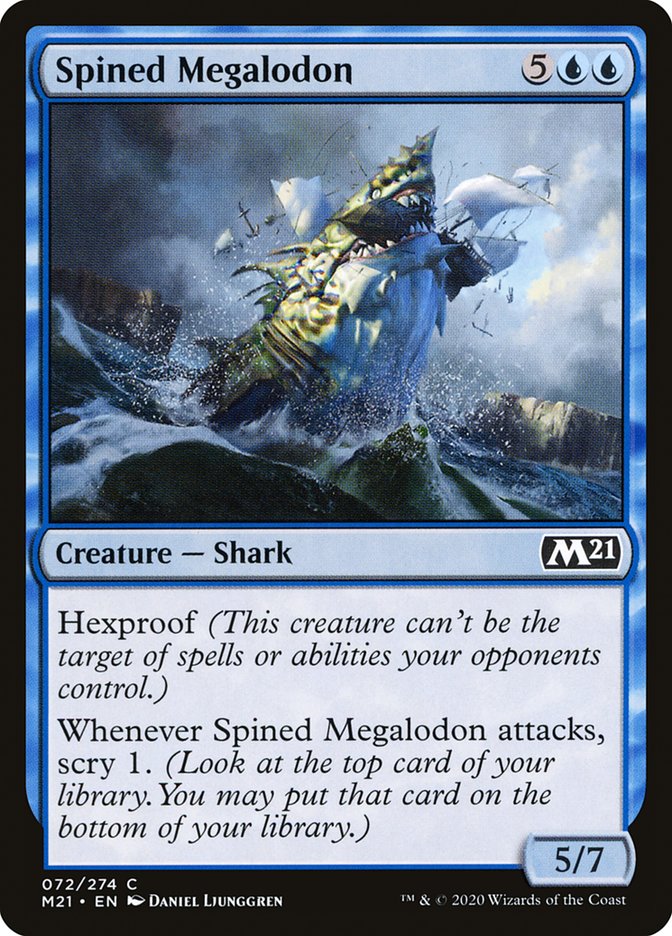 Spined Megalodon [Core Set 2021] | D20 Games