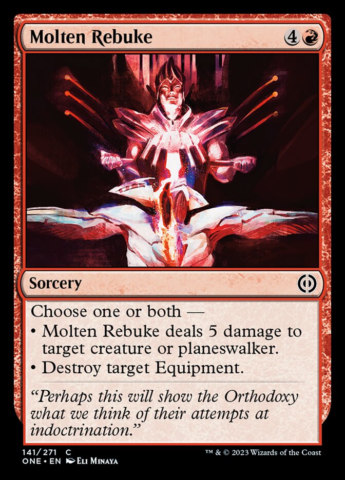 Molten Rebuke [Phyrexia: All Will Be One] | D20 Games