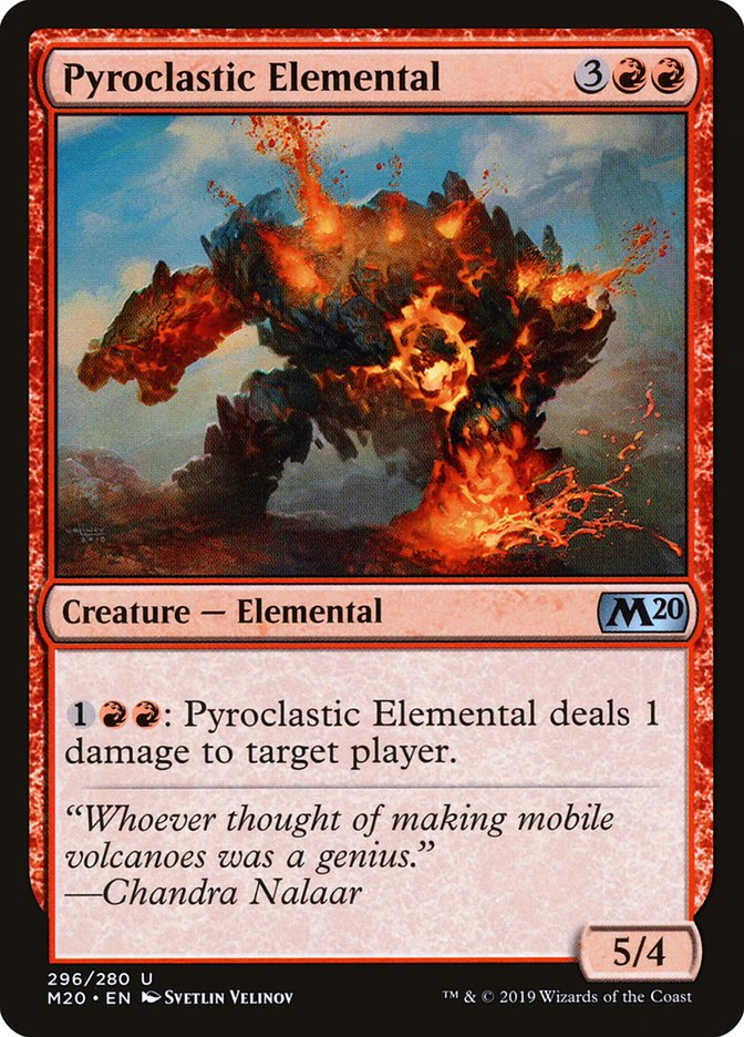 Pyroclastic Elemental [Core Set 2020] | D20 Games