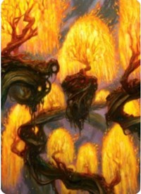 Grove of the Burnwillows Art Card [Zendikar Rising Art Series] | D20 Games