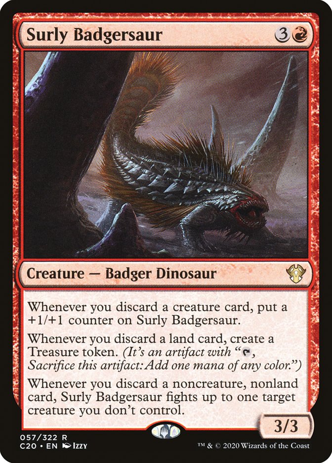 Surly Badgersaur [Commander 2020] | D20 Games