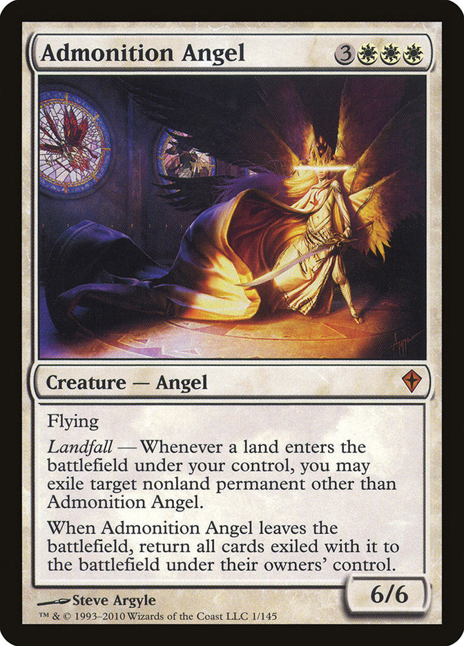 Admonition Angel [Worldwake] | D20 Games