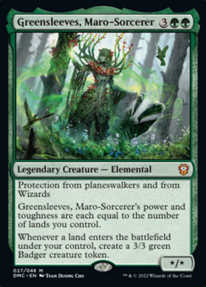 Greensleeves, Maro-Sorcerer [Dominaria United Commander] | D20 Games