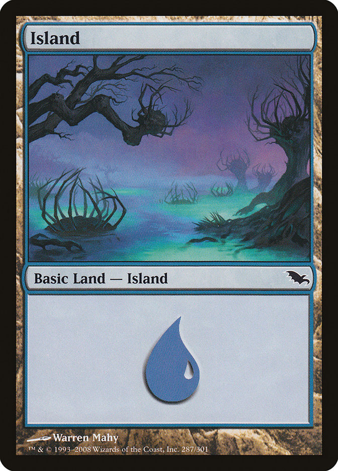 Island (287) [Shadowmoor] | D20 Games