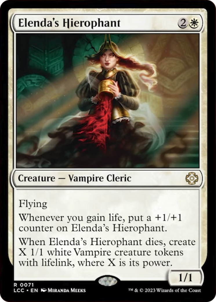 Elenda's Hierophant [The Lost Caverns of Ixalan Commander] | D20 Games