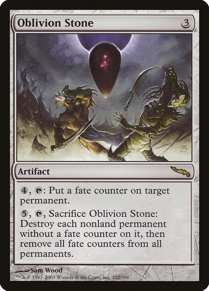 Oblivion Stone [Mirrodin] | D20 Games