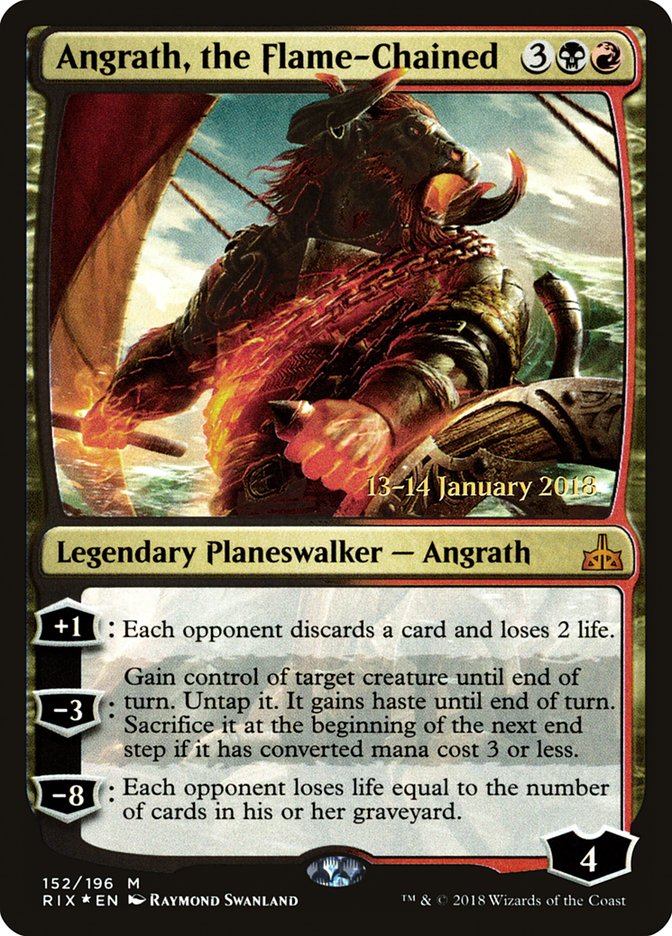 Angrath, the Flame-Chained [Rivals of Ixalan Prerelease Promos] | D20 Games