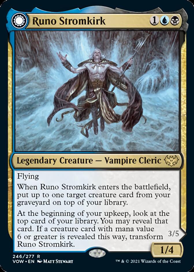 Runo Stromkirk // Krothuss, Lord of the Deep [Innistrad: Crimson Vow] | D20 Games