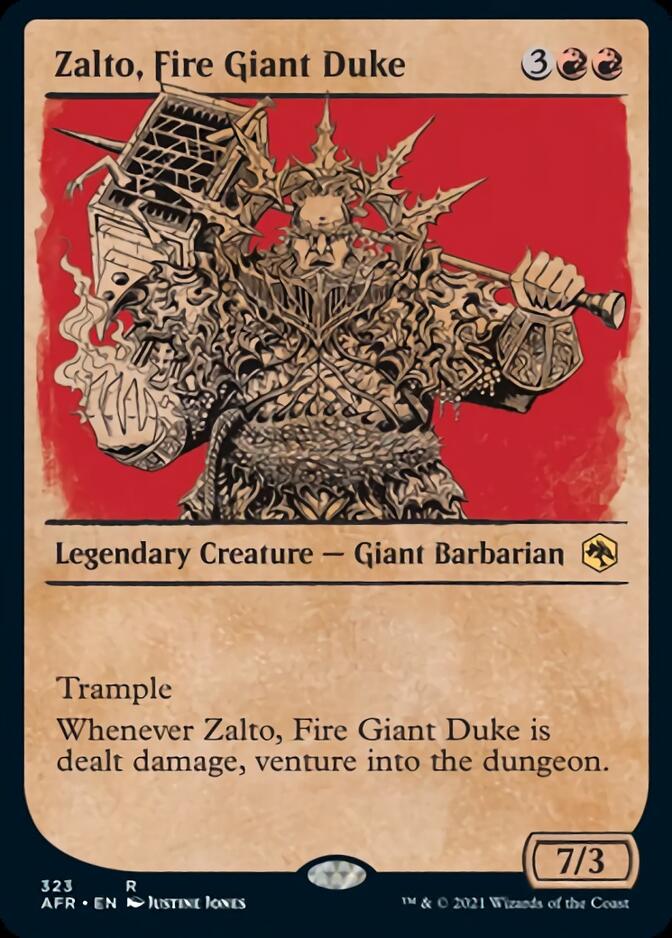 Zalto, Fire Giant Duke (Showcase) [Dungeons & Dragons: Adventures in the Forgotten Realms] | D20 Games