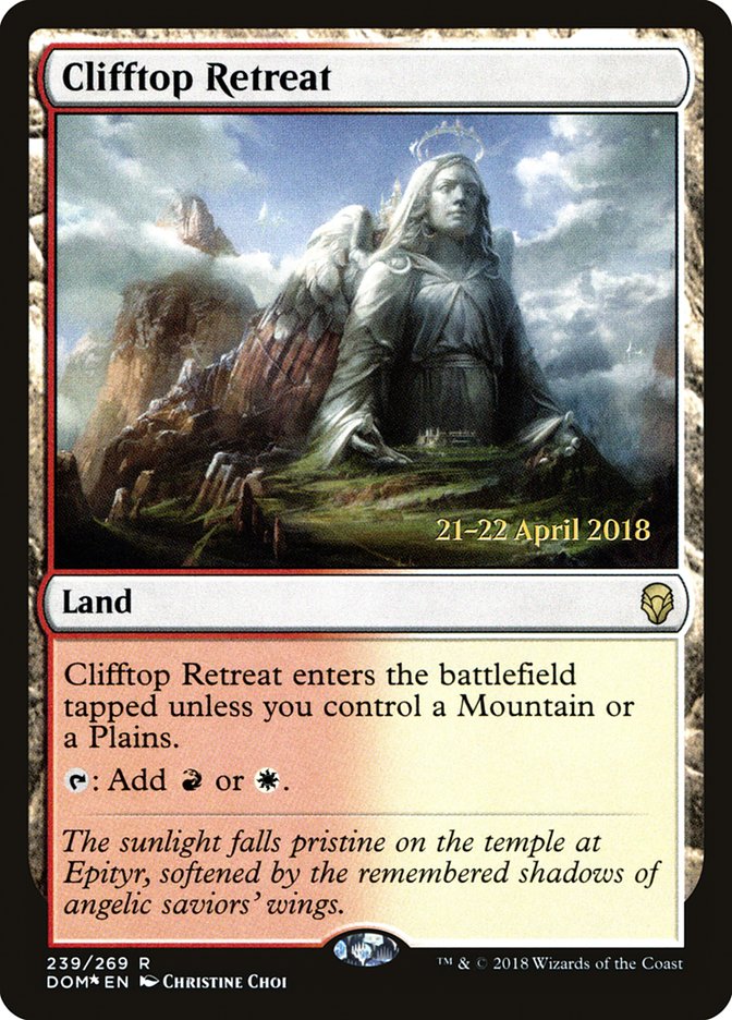 Clifftop Retreat  [Dominaria Prerelease Promos] | D20 Games