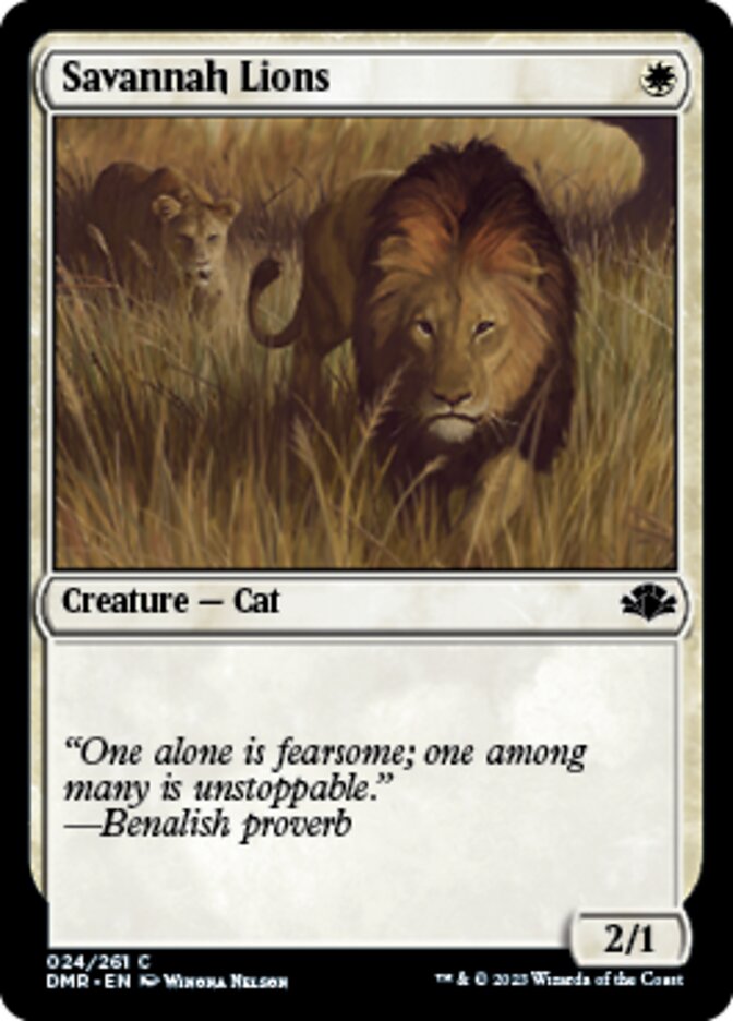 Savannah Lions [Dominaria Remastered] | D20 Games