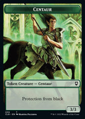 Horror // Centaur Double-sided Token [Commander Legends: Battle for Baldur's Gate Tokens] | D20 Games