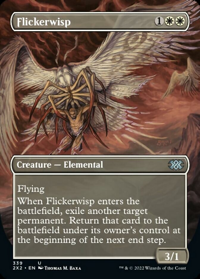 Flickerwisp (Borderless Alternate Art) [Double Masters 2022] | D20 Games