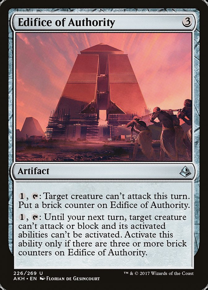 Edifice of Authority [Amonkhet] | D20 Games