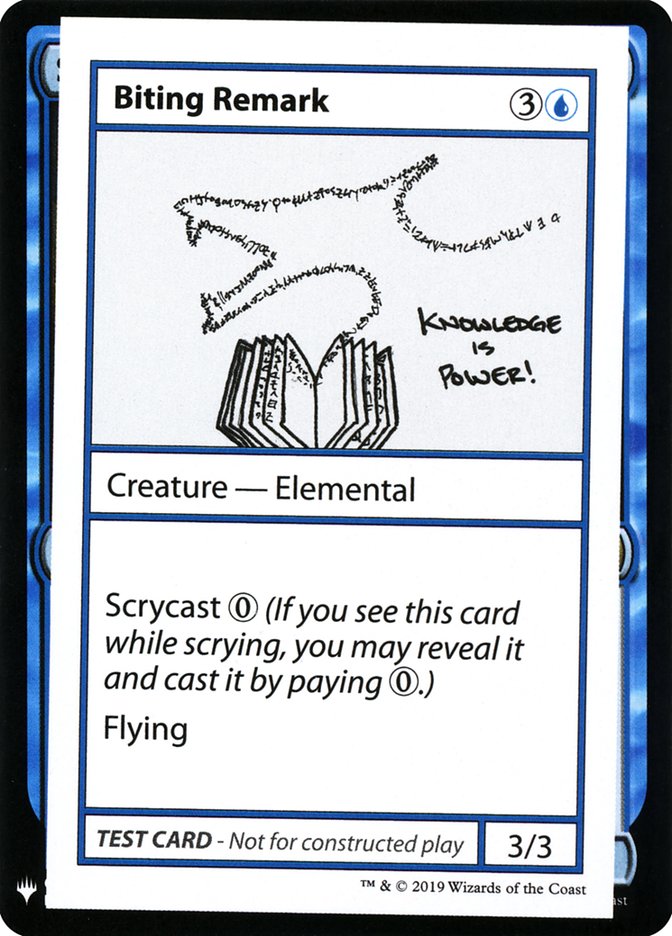 Biting Remark [Mystery Booster Playtest Cards] | D20 Games