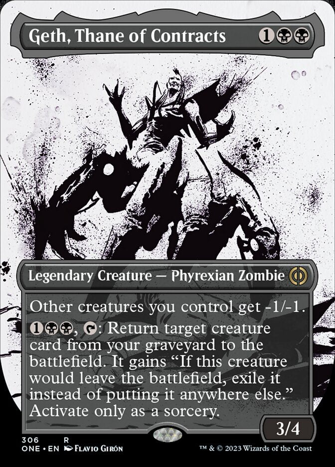 Geth, Thane of Contracts (Borderless Ichor) [Phyrexia: All Will Be One] | D20 Games