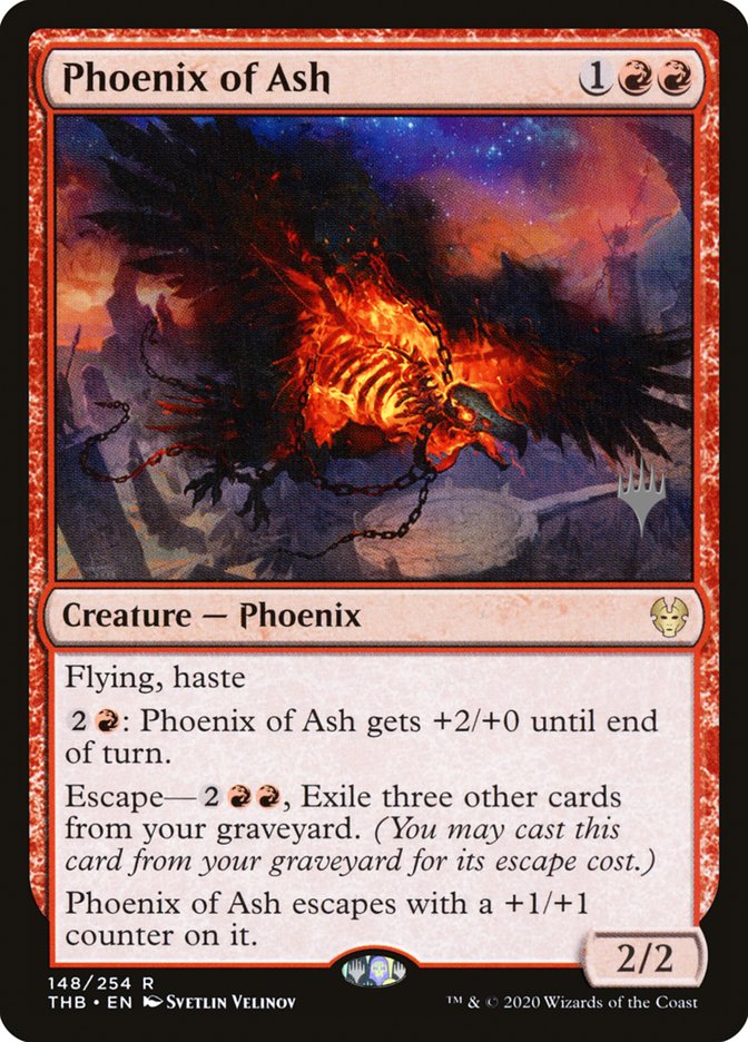 Phoenix of Ash (Promo Pack) [Theros Beyond Death Promos] | D20 Games