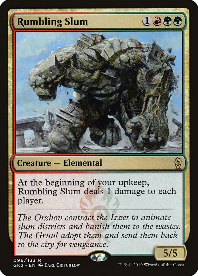 Rumbling Slum [Ravnica Allegiance Guild Kit] | D20 Games