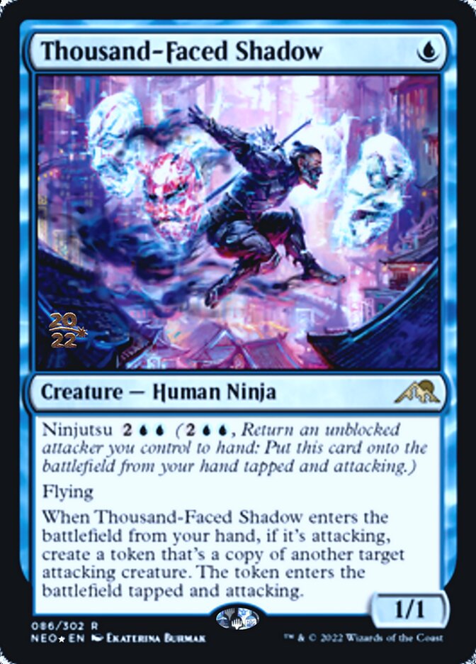 Thousand-Faced Shadow [Kamigawa: Neon Dynasty Prerelease Promos] | D20 Games