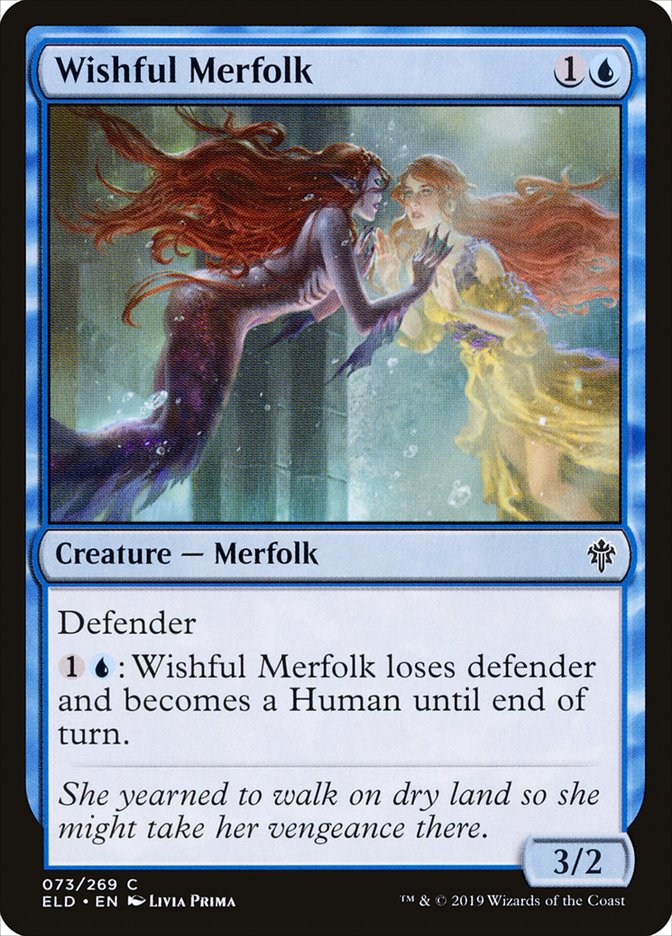 Wishful Merfolk [Throne of Eldraine] | D20 Games