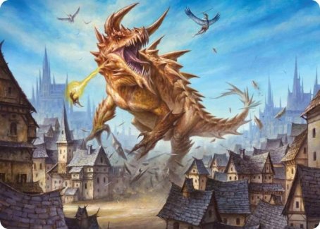 Tarrasque Art Card [Dungeons & Dragons: Adventures in the Forgotten Realms Art Series] | D20 Games