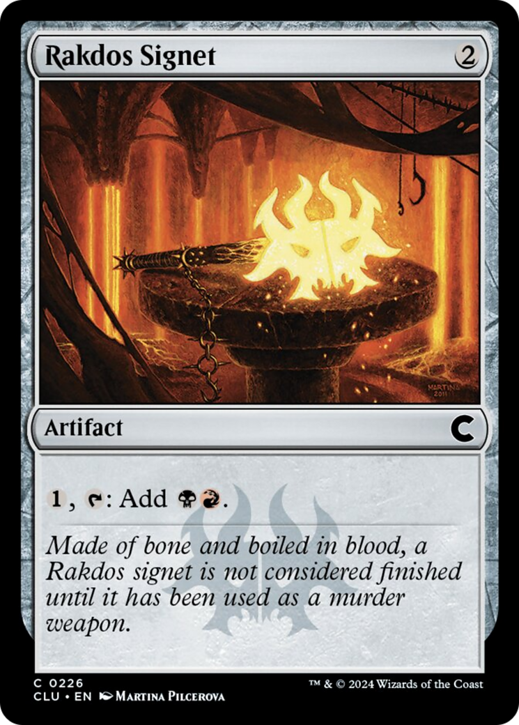 Rakdos Signet [Ravnica: Clue Edition] | D20 Games