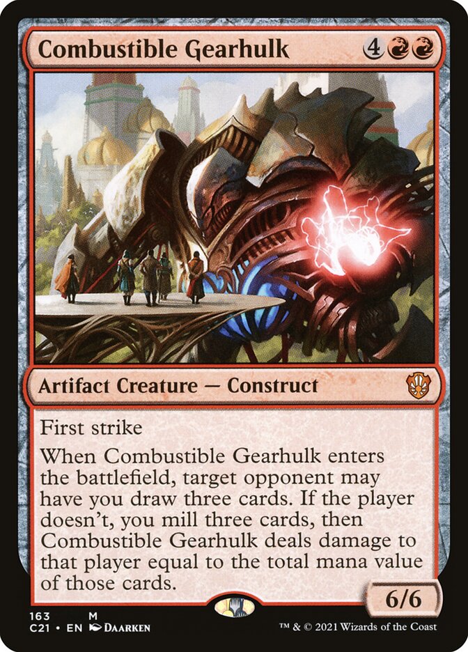 Combustible Gearhulk [Commander 2021] | D20 Games