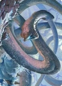 Koma, Cosmos Serpent 1 Art Card [Kaldheim: Art Series] | D20 Games