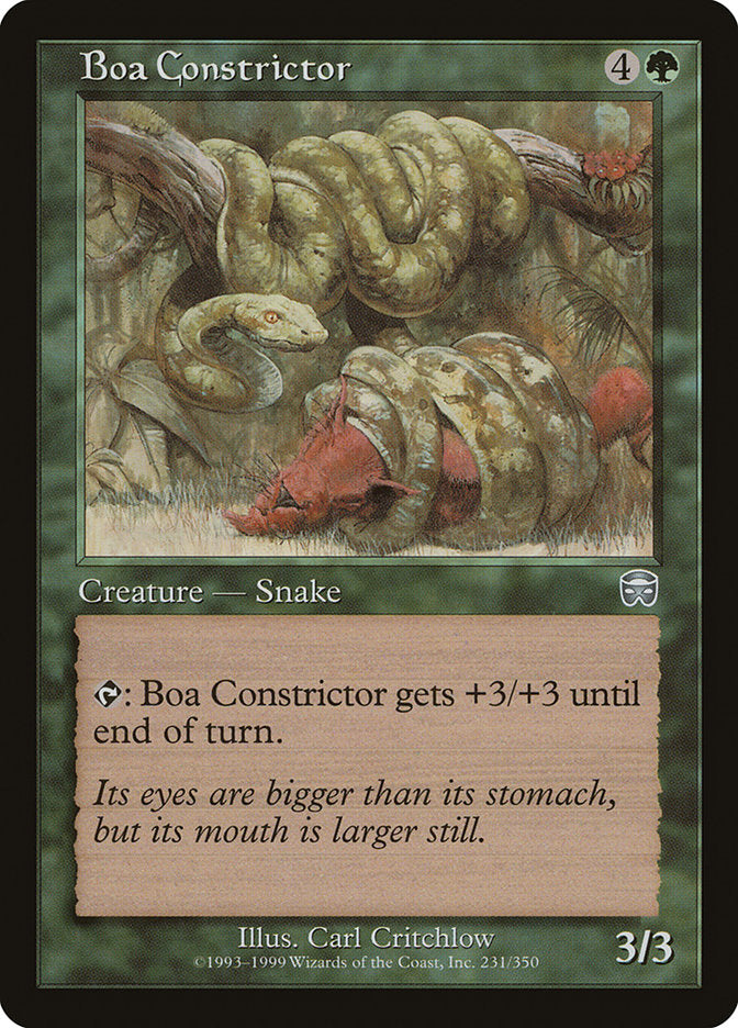 Boa Constrictor [Mercadian Masques] | D20 Games